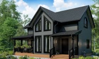 Проекты каркасных домов с террасой от 3644 рублей | Строй-Акс